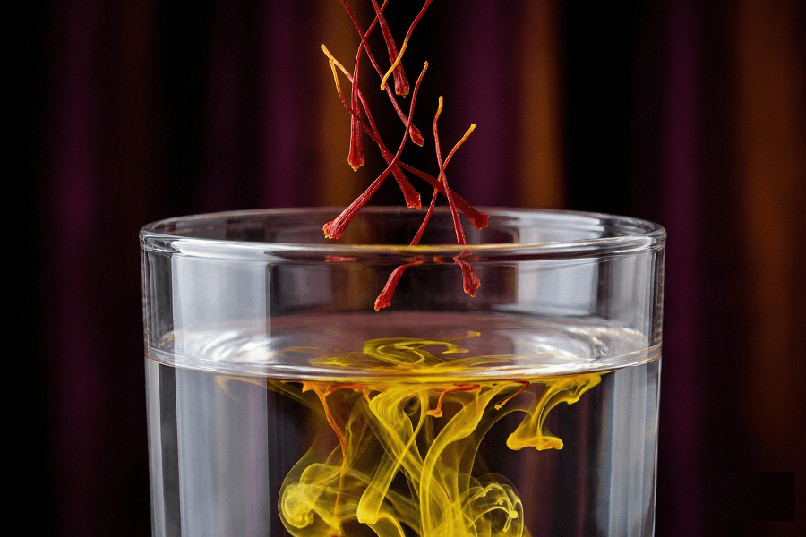 Real vs Fake Saffron Test
